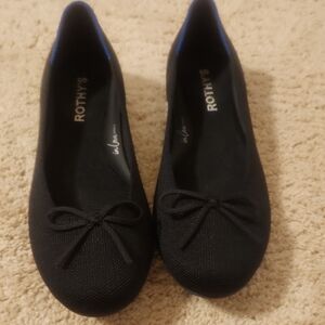 Rothy's Women's Black Knit Flats